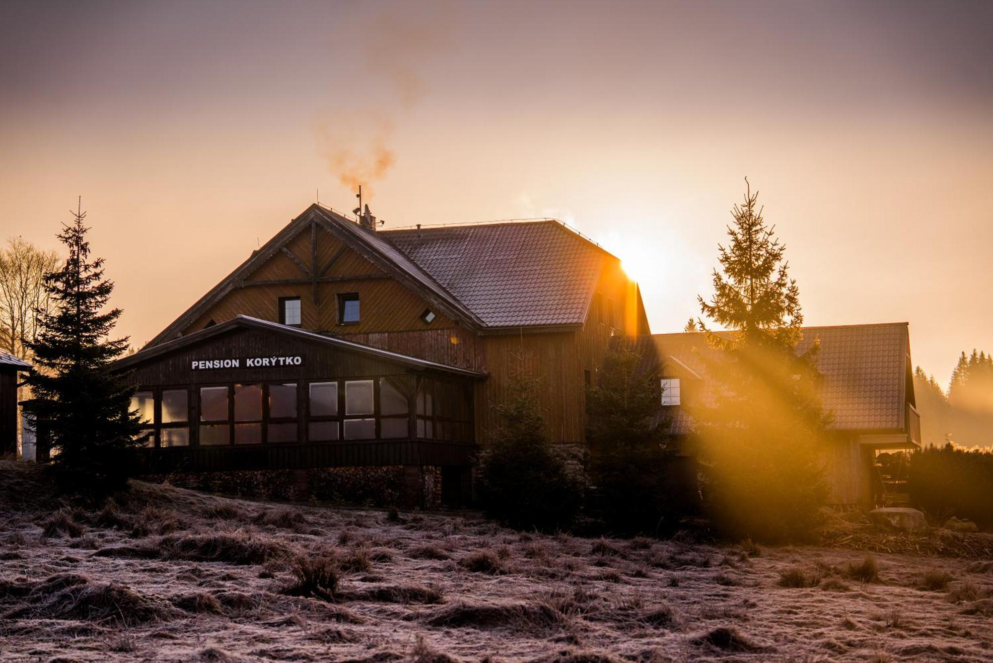 Pension Korytko Horska Kvilda Buitenkant foto